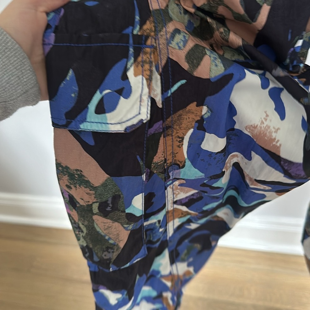 New!! FP Movement Mesmerize Me Print Cargo Pants - Picture 3 of 9